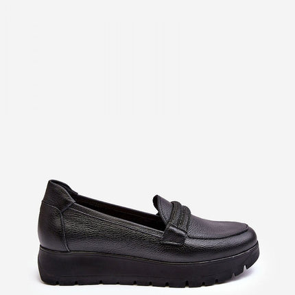 Women's Leather Low Shoes Step in style