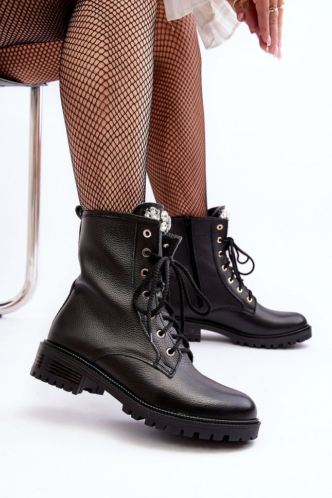 Women'sLeather Boots Step in style