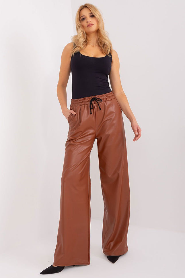 Women's Faux Leather Trousers Lakerta