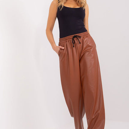 Women's Faux Leather Trousers Lakerta