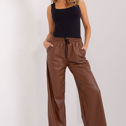 Women's Faux Leather Trousers Lakerta