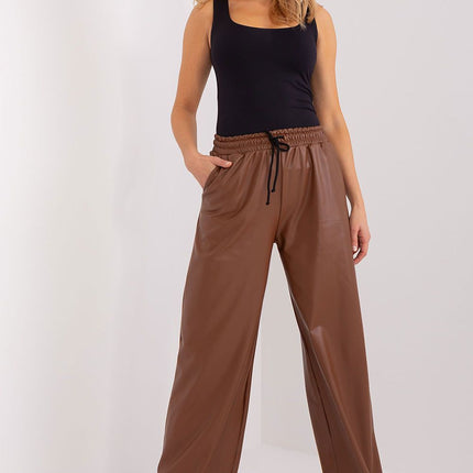 Women's Faux Leather Trousers Lakerta