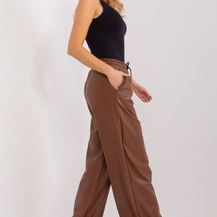 Women's Faux Leather Trousers Lakerta