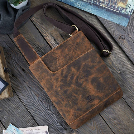 Natural leather bag Galanter