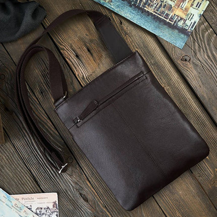 Natural leather bag Galanter