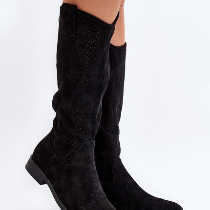 Women's Open-work Boots Step in style