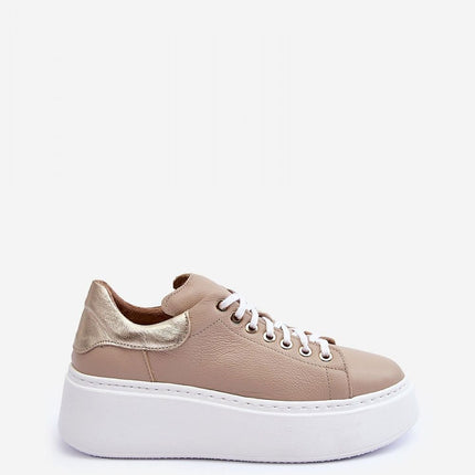 Women's Leather Sport Shoes Step in style