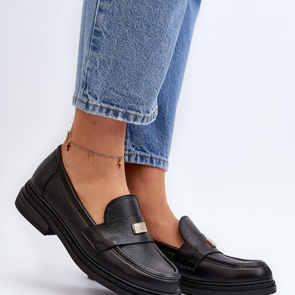 Women's Leather Mocassin Step in style