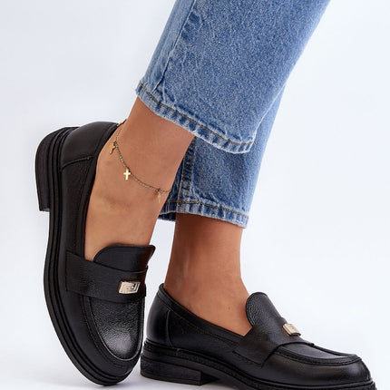 Women's Leather Mocassin Step in style