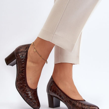 Women's Block heel pumps Step in style