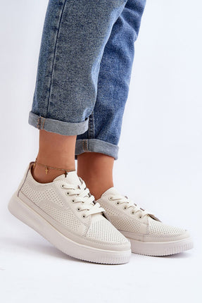 Women's Leather Sport Shoes Step in style