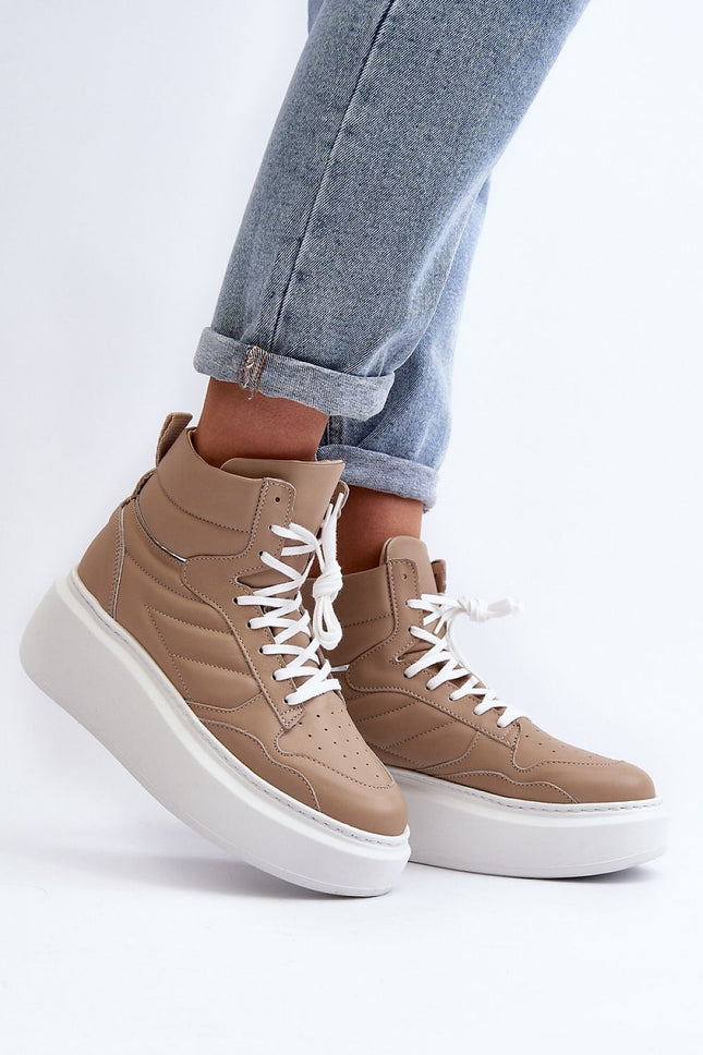 Women's Leather Sport Shoes Step in style