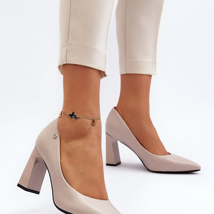 Women's Block heel pumps Step in style