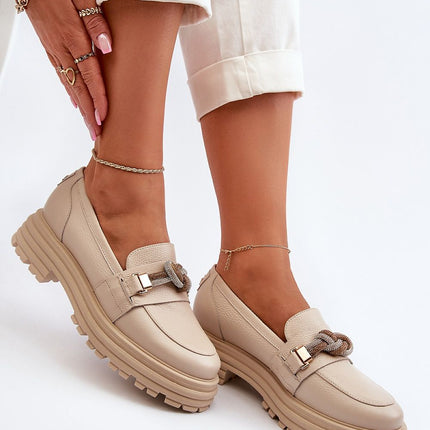 Women's Leather Mocassins Step in style