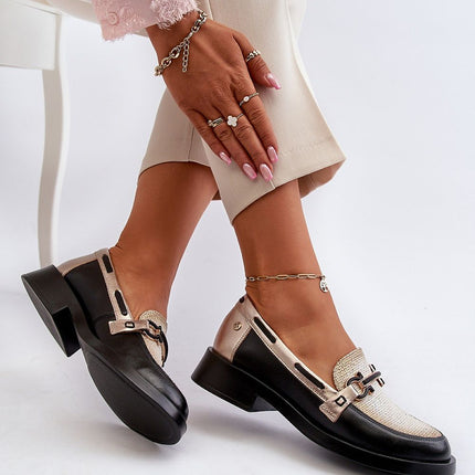 Women's Leather Mocassin Step in style