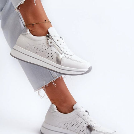 Women's Leather Sport Shoes Step in style