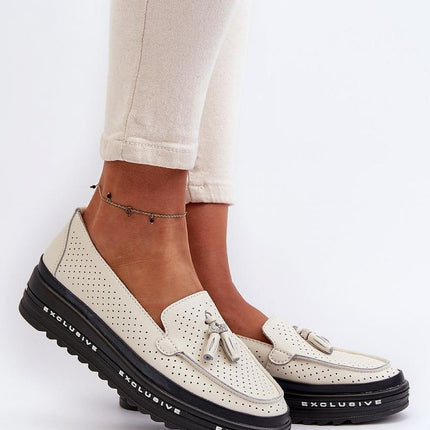 Women'sLeather  Mocassin Step in style