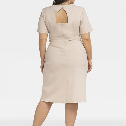 Women's Plus Size Pencil Knee-Length Dress Karko