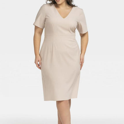 Women's Plus Size Pencil Knee-Length Dress Karko