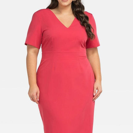 Women's Plus Size Pencil Knee-Length Dress Karko