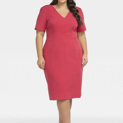 Women's Plus Size Pencil Knee-Length Dress Karko