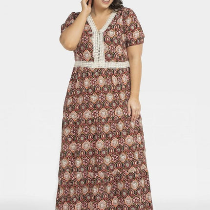 Women's Plus Size Maxi Dress Karko