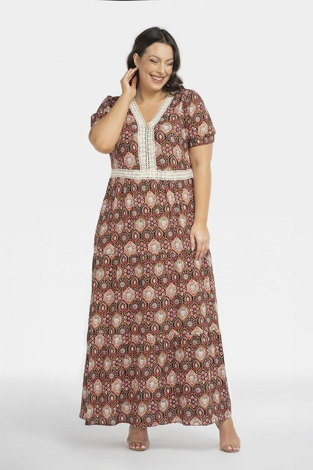 Women's Plus Size Maxi Dress Karko