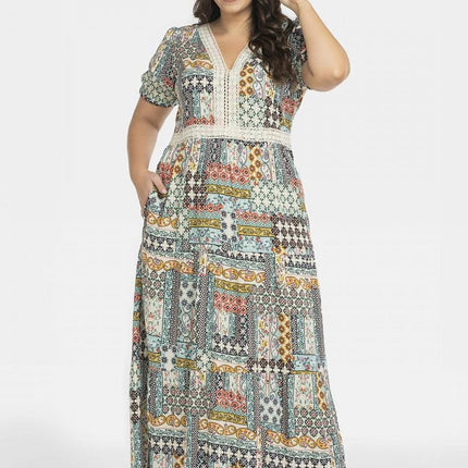 Women's Plus Size Maxi Dress Karko