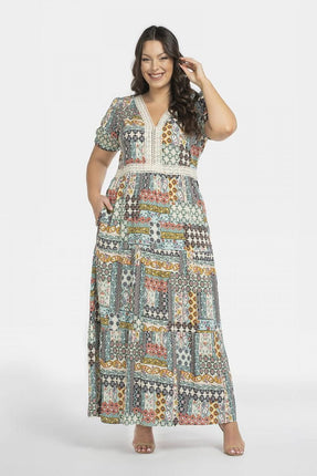 Women's Plus Size Maxi Dress Karko