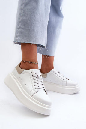 Women's Leather Sport Shoes Step in style