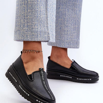 Women's Leather Low Shoes Step in style