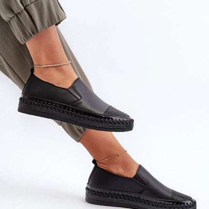 Women's Leather Low Shoes Step in style