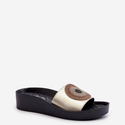 Women's Leather Sliders Step in style