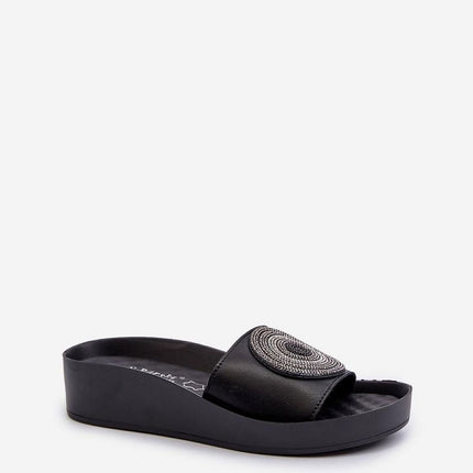 Women's Leather Sliders Step in style