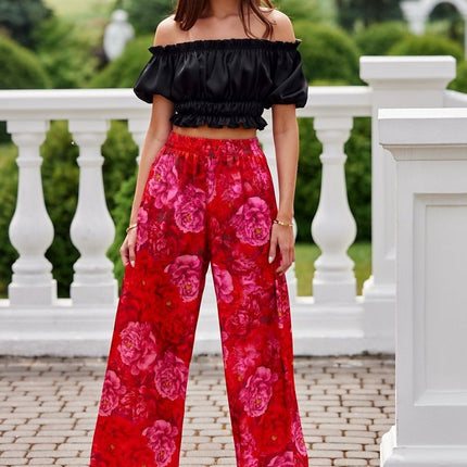 Women's Wide Leg Trousers Roco Fashion