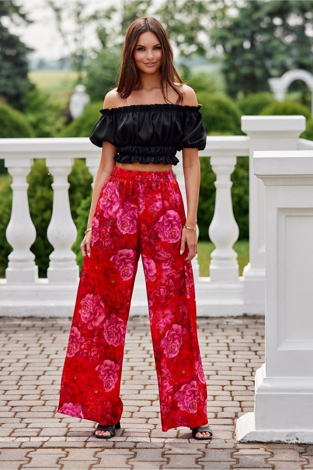 Women's Wide Leg Trousers Roco Fashion