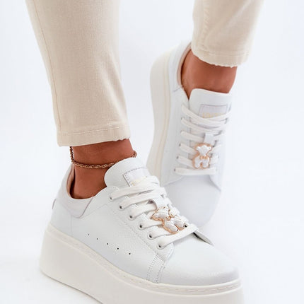 Women's Leather Sport Shoes Step in style