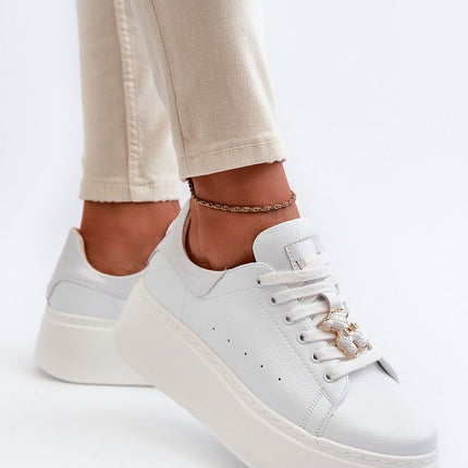 Women's Leather Sport Shoes Step in style