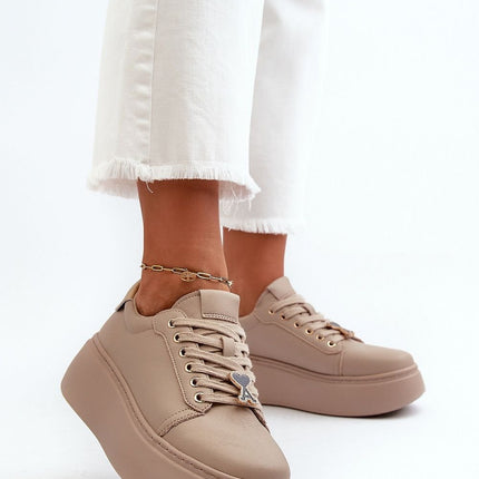 Women's Leather Sport Shoes Step in style