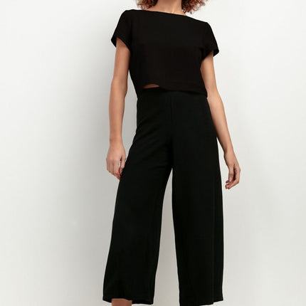 Women's Cropped Wide Leg Trousers Tessita