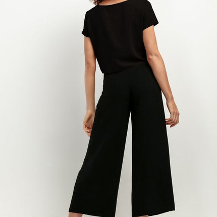 Women's Cropped Wide Leg Trousers Tessita