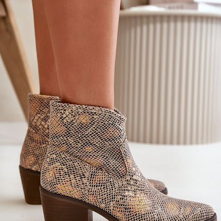 Women's Ankle Heel boots Step in style