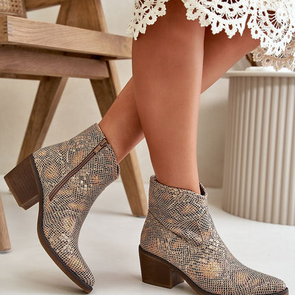 Women's Ankle Heel boots Step in style