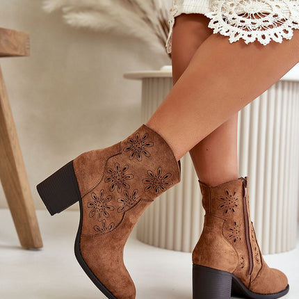 Women's Ankle Heel Boots Step in style