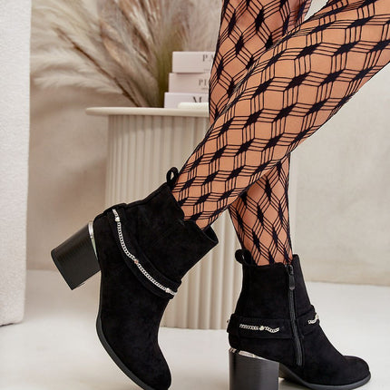 Women's Ankle Heel Boots Step in style