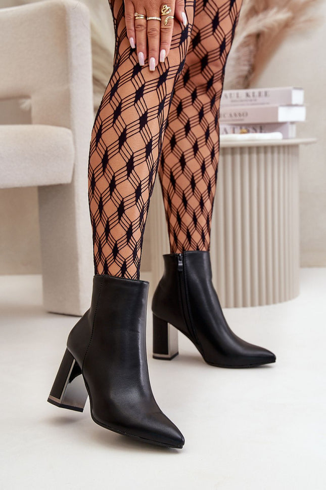 Women's Ankle Heel Boots Step in style