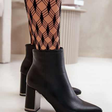 Women's Ankle Heel Boots Step in style