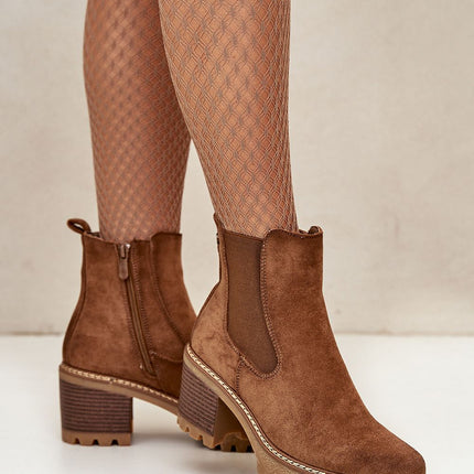 Women's Ankle Heel Boots Step in style