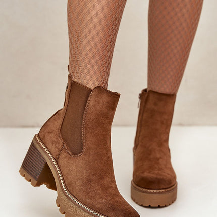 Women's Ankle Heel Boots Step in style