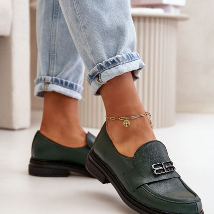 Women's Leather Low Shoes Step in style